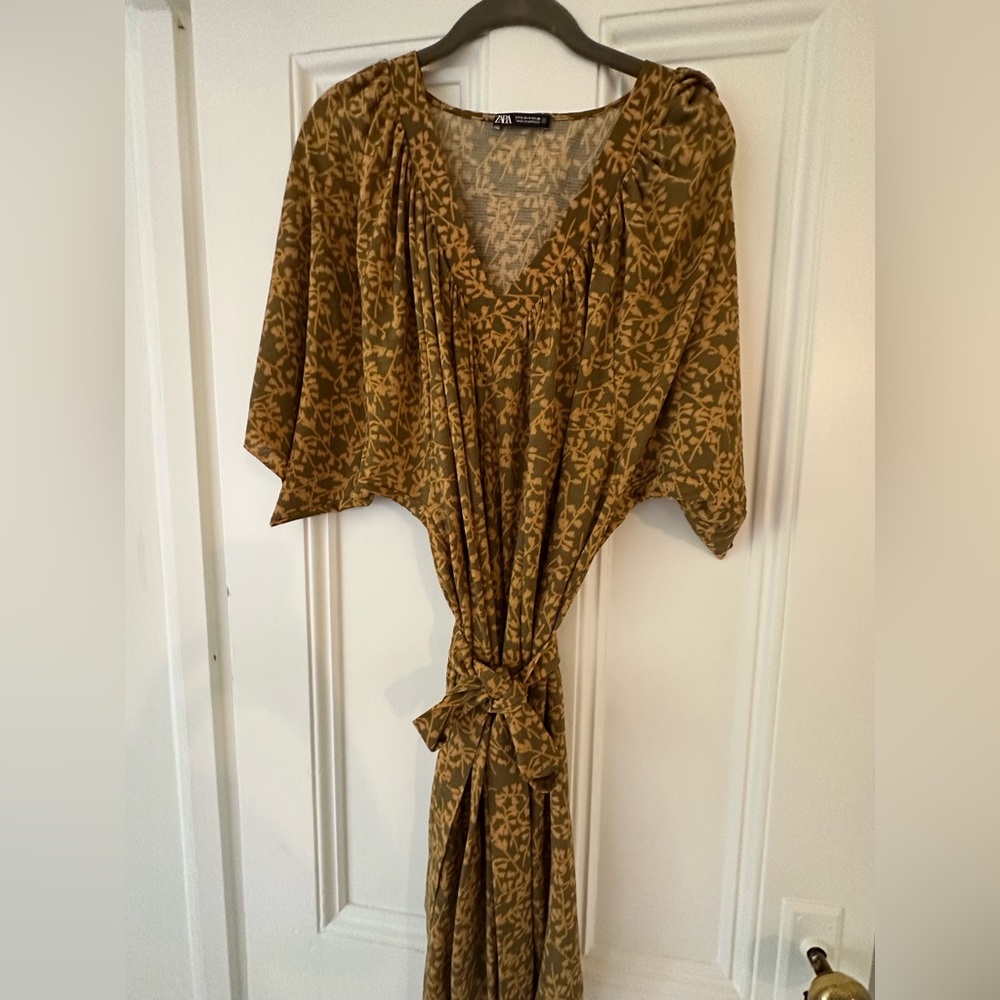 Zara dress with tie belt